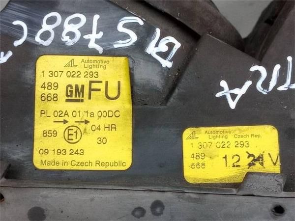 FARO XENON IZDO. Opel Vectra 2.0 DTI B-CC 101CV (1997-2003) (74 KW) - 25057 / X20DTH
