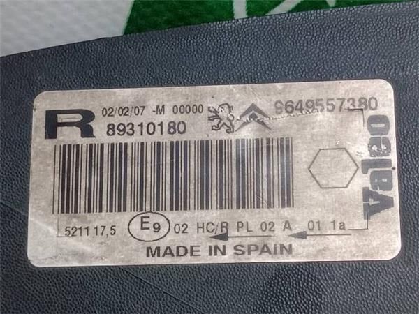 FARO DEL. DCHO Citroen Xsara 1.6 HDI PICASSO (CH) 90CV (2005-2011) (66,2 KW) - 25071 / 9HX
