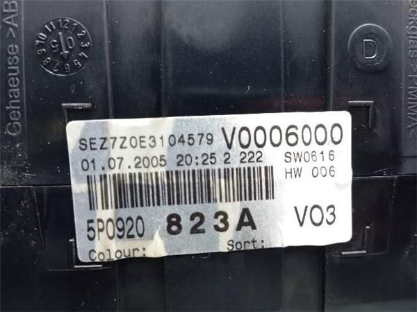 CUADRO INSTRUMENTOS Seat Altea 1.6 G (5P1) 102CV (2004-....) (75 KW) - 25111 / BSE