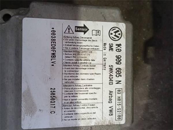KIT AIRBAG Seat Altea 1.6 G (5P1) 102CV (2004-....) (75 KW) - 25119 / BSE