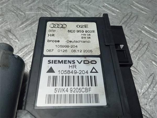 MOTOR ELEVALUNAS TRA. DCHO. Audi A4 2.0 TDI (B7) 140CV (2004-2008) (103 KW) - 25164 / BRE