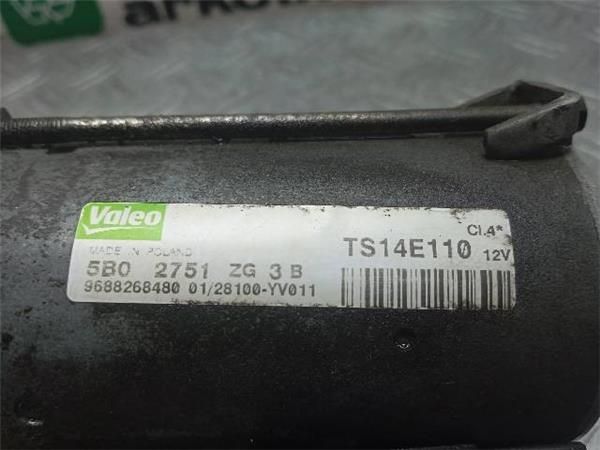 MOTOR ARRANQUE Peugeot 207 1.6 HDI SW (WE) 90CV (2007-2012) (66,2 KW) - 25182 / 9HX O 9H02