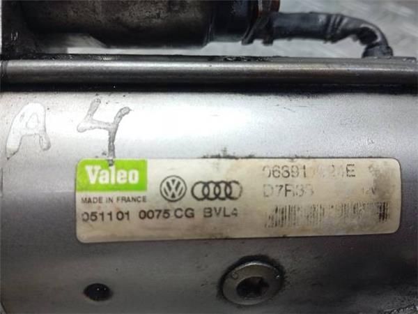 MOTOR ARRANQUE Audi A4 1.9 TDI AVANT (B6) (8E) 130CV (00-04) (96 KW) - 25245 / AWX