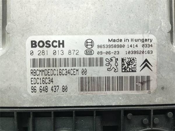 CENTRALITA MOTOR UCE Peugeot 207 1.6 HDI SW (WE) 90CV (2007-2012) (66,2 KW) - 25264 / 9HX O 9H02