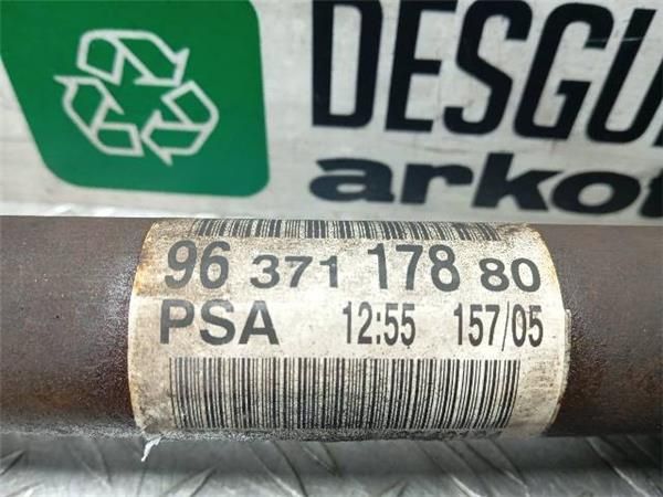 TRANSMISION DEL. DCHA. Peugeot 307 1.6 G (3C) 109CV (2000-2007) (80 KW) - 25370 / NFU