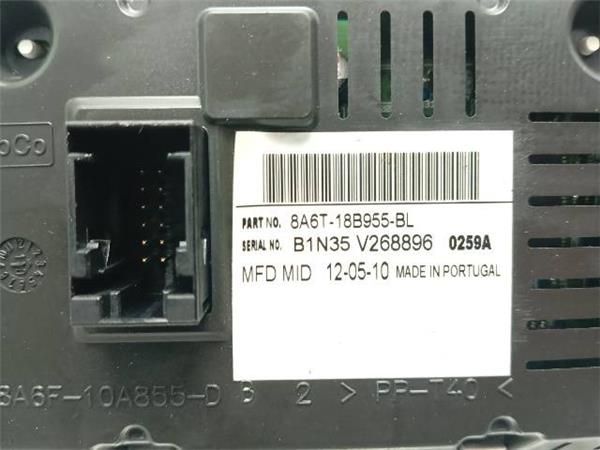 PANTALLA Ford Fiesta 1.4 TDCI VI (JA8) 68CV (2008-2012) (50 KW) - 25622 / F6JD