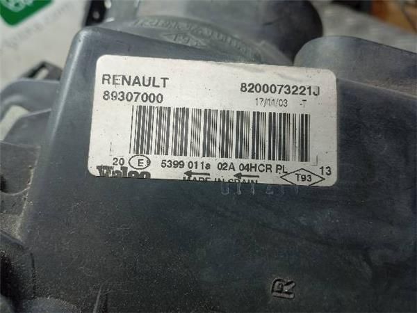 FARO DEL. DCHO Renault Megane 1.9 DCI II (CM) 120CV (2002-2008) (88 KW) - 25710 / F9QB8