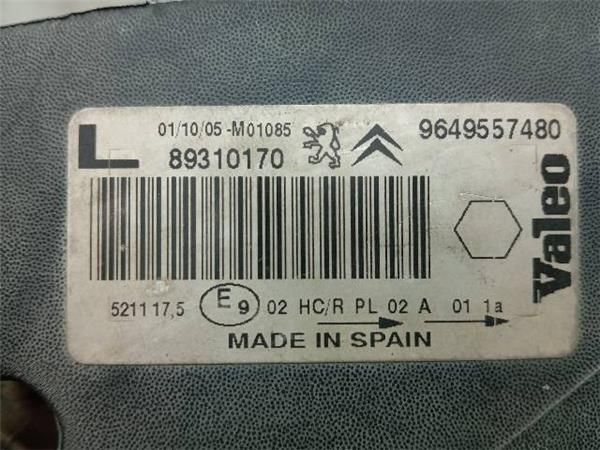 FARO DEL. IZDO. Citroen Xsara 2.0 HDI PICASSO (66 KW) - 25802 / RHY
