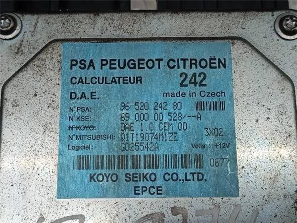 MODULO ELECTRONICO Citroen C2 1.6 G (JM) 109CV (2004-2009) (80 KW) - 25861 / NFU