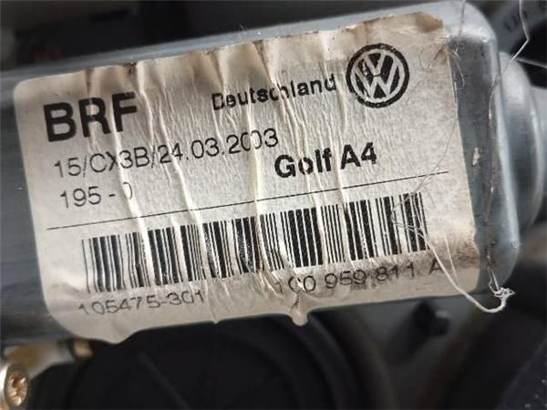 MOTOR ELEVALUNAS TRA. IZDO. Volkswagen Golf 1.6 G IV (1J1) 105CV (2000-2005) (77 KW) - 25881 / BCB