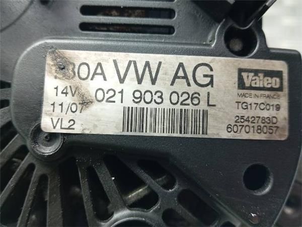 ALTERNADOR Volkswagen Passat 2.0 TDI (B6) AU 140CV (2005-2010) (103 KW) - 25991 / BKP
