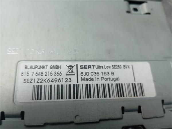 RADIO / CD Seat Ibiza 1.6 TDI IV 6J 90CV (2009-2015) (66 KW) - 26085 / CAY