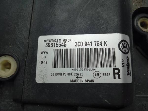 FARO XENON DCHO. Volkswagen Passat 2.0 TDI (3C5) 170CV (2005-2010) (125 KW) - 26103 / CBB