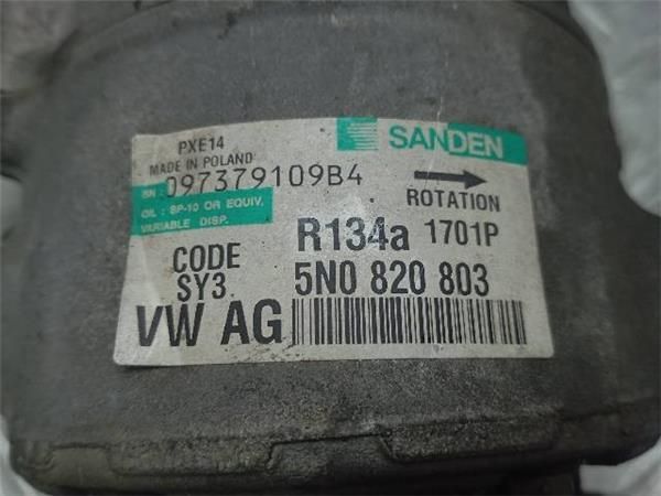 COMPRESOR AIRE ACOND. Volkswagen Passat 2.0 TDI (3C5) 170CV (2005-2010) (125 KW) - 26123 / CBB