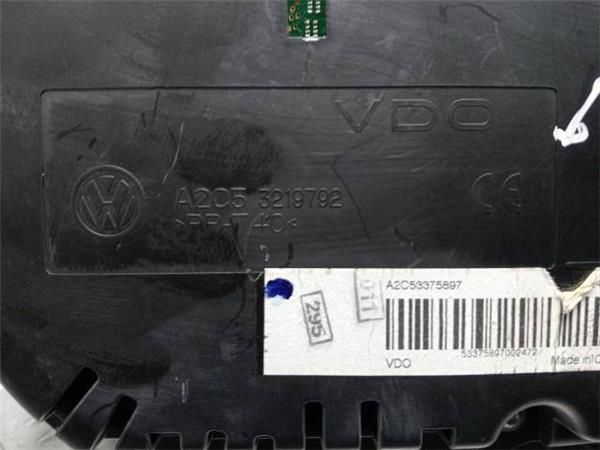 CUADRO INSTRUMENTOS Volkswagen Passat 2.0 TDI (3C5) 170CV (2005-2010) (125 KW) - 26193 / CBB