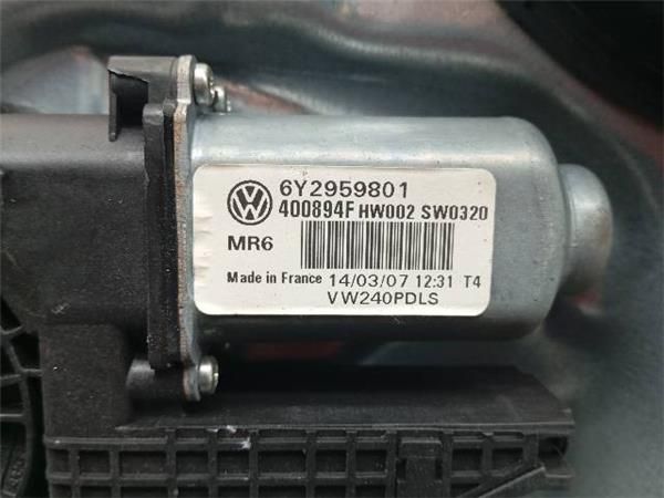 MOTOR ELEVALUNAS DEL. DCHO. Volkswagen Polo 1.4 TDI (9N) (2005-2009) (59 KW) - 26198 / BNV