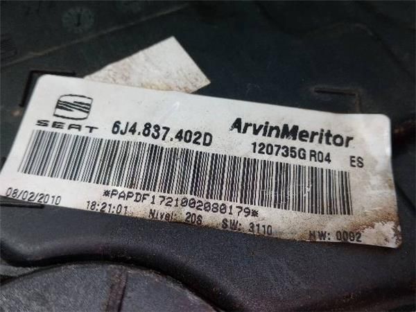 MOTOR ELEVALUNAS DEL. DCHO. Seat Ibiza 1.6 TDI IV 6J 90CV (2009-2015) (66 KW) - 26269 / CAY