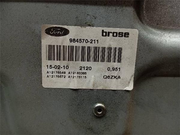 ELEVALUNAS ELECTRICO TRA. IZDO. Ford Focus 1.6 TI II (DA) 115CV (2004-2012) (85 KW) - 26334 / SIDA