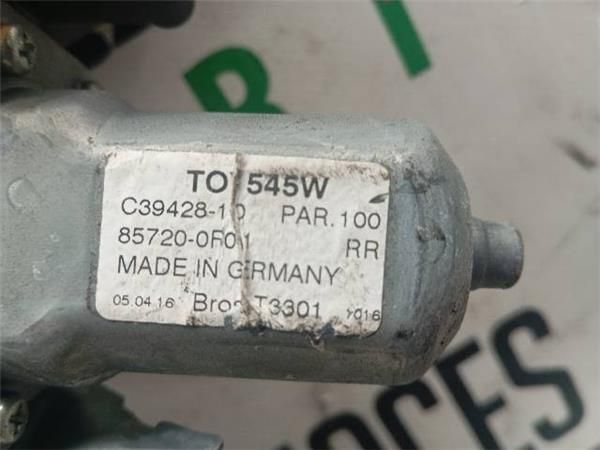 MOTOR ELEVALUNAS TRA. IZDO. Toyota Verso 1.6 D-4D 112CV (82 KW) - 26373 / N47C16A