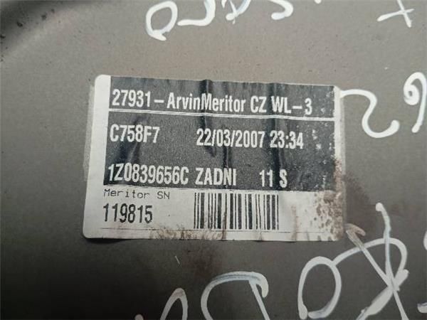 MOTOR ELEVALUNAS TRA. DCHO. Skoda Octavia 1.9 TDI COMBI (1Z5) (2004-2010) (77 KW) - 26406 / BXE