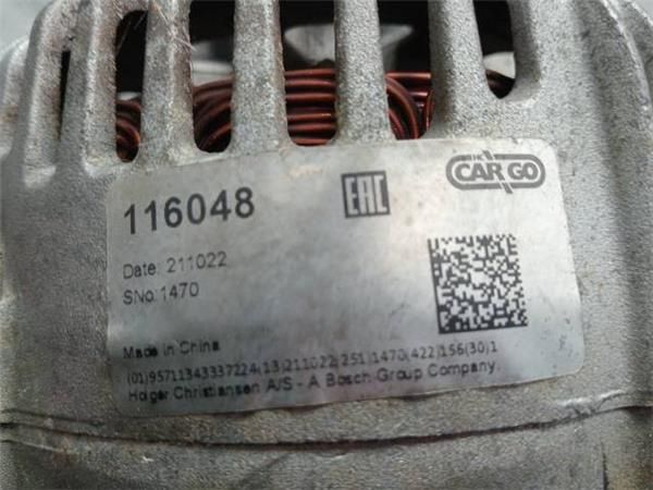 ALTERNADOR Renault Megane 1.5 DCI II (BM) 101CV (2003-2008) (74 KW) - 26416 / K9KF7