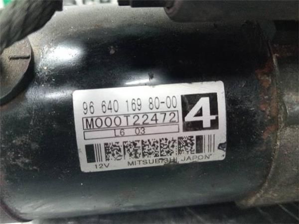 MOTOR ARRANQUE Peugeot 307 1.6 HDI (3C) 90CV (2005-2009) (66 KW) - 26478 / 9HX