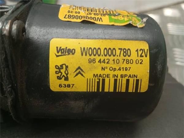 MOTOR LIMPIAPARABRISAS DEL. Citroen Berlingo 1.6 HDI (66,20 KW) - 26534 / 9HX