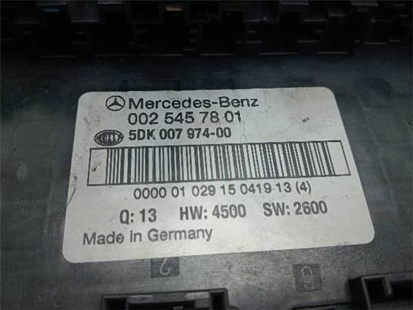 CAJA FUSIBLES/RELE Mercedes C 270 2.7 CDI C (W203) 170CV (2000-2007) (125 KW) - 26939 / 612962