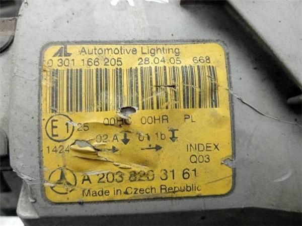 FARO DEL. IZDO. Mercedes C 270 2.7 CDI C (W203) 170CV (2000-2007) (125 KW) - 26987 / 612962