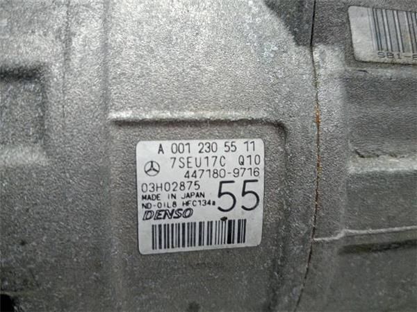 COMPRESOR AIRE ACOND. Mercedes C 160 1.8 G C SPORTCOUPE 122CV (2002-2008) (90 KW) - 27028 / 271.921