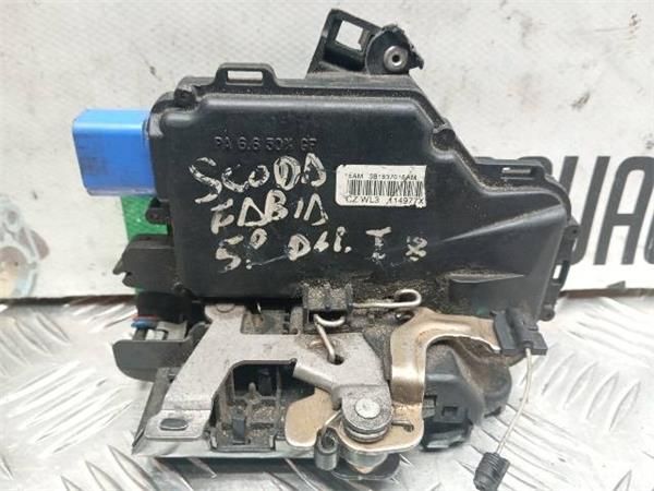 CERRADURA PUERTA TRA. IZDA. Skoda Fabia 1.4 G (6Y) (2000-2002) 60CV (44 KW) - 27213 / AZF