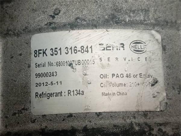 COMPRESOR AIRE ACOND. Audi A4 2.5 TDI AVANT 8E (114 KW) - 27523 / AYM