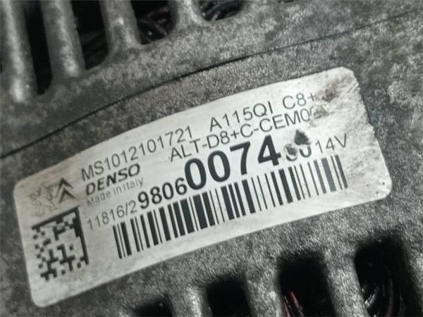 ALTERNADOR Citroen C3 1.0 G II VTI (SC) 68CV (2012-2016) (50 KW) - 27577 / ZM01