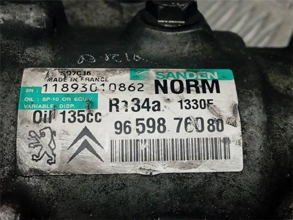 COMPRESOR AIRE ACOND. Citroen C4 2.0 HDI PICASSO (2007-2013) (100 KW) - 27591 / RHJ