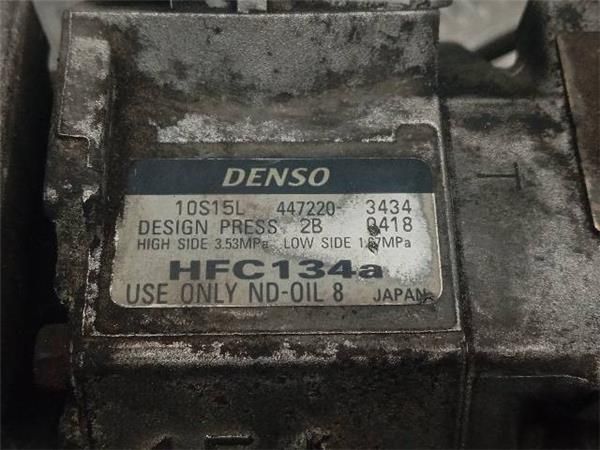 COMPRESOR AIRE ACOND. Toyota Avensis 1.8 G (T25) 129CV (2003-2008) (95 KW) - 27656 / 1ZZFE