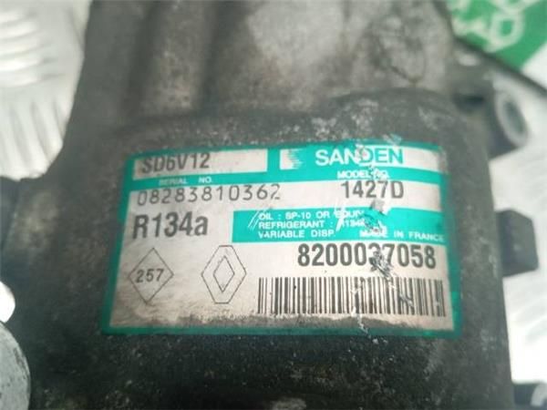 COMPRESOR AIRE ACOND. Renault Clio 1.2 G II (CB) 58CV (1998-2010) (43 KW) - 27658 / D7F