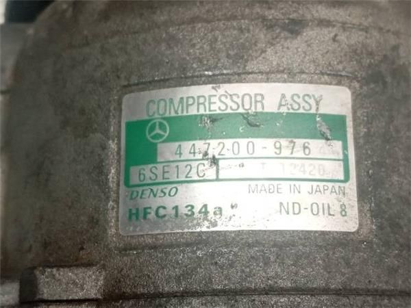 COMPRESOR AIRE ACOND. Mercedes A 170 1.7 CDI (W168) (2001-2004) 95CV (70 KW) - 27666 / 668942