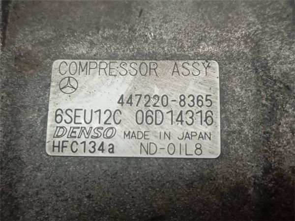 COMPRESOR AIRE ACOND. Mercedes A 160 1.6 G (W168) (1997-2004) (75 KW) - 27677 / 166960