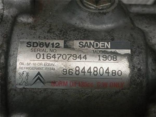 COMPRESOR AIRE ACOND. Citroen C2 1.4 HDI (JM) 68CV (2003-2009) (50 KW) - 27706 / 8HZ