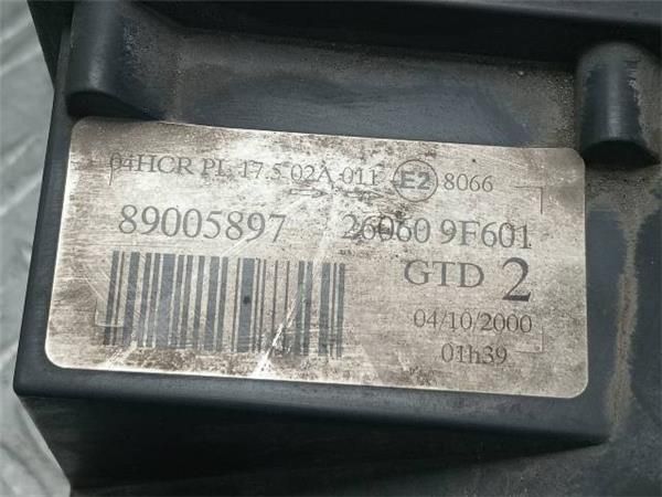 FARO DEL. IZDO. Nissan Primera 1.6 G (P11) 106CV (1996-2001) (78 KW) - 27773 / QG16
