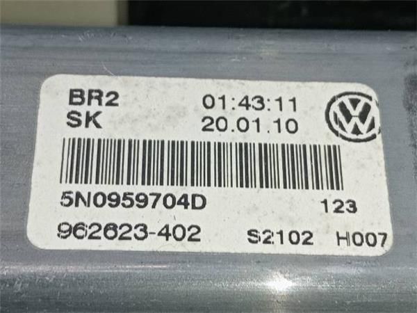 MOTOR ELEVALUNAS TRA. DCHO. Volkswagen Tiguan 2.0 TDI (5N) 140CV (2008-2018) (103 KW) - 27873 / CFF