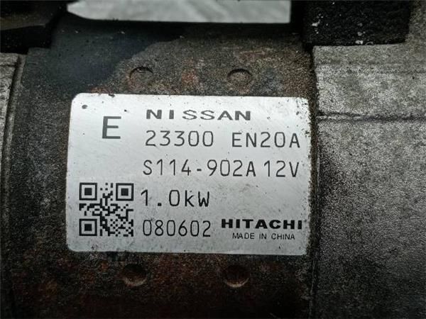 MOTOR ARRANQUE Nissan Qashqai 2.0 G 2 (J10) 141CV (2007-2013) (104 KW) - 28041 / MR20 EURO4