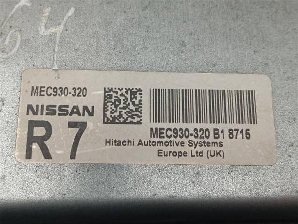CENTRALITA MOTOR UCE Nissan Qashqai 2.0 G 2 (J10) 141CV (2007-2013) (104 KW) - 28076 / MR20 EURO4