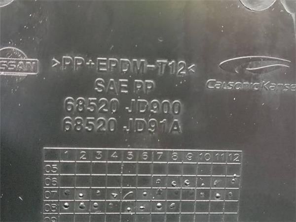 GUANTERA SALPICADERO Nissan Qashqai 2.0 G 2 (J10) 141CV (2007-2013) (104 KW) - 28111 / MR20 EURO4