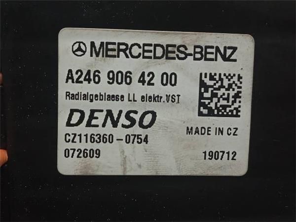 VENTILADOR CALEFACCION Mercedes B 180 1.8 CDI (W246) (2011-2014) 109CV (80 KW) - 28114 / 651901