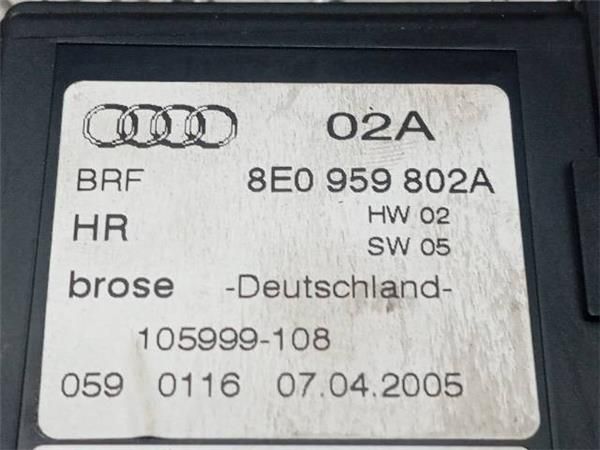 MOTOR ELEVALUNAS TRA. DCHO. Audi A4 1.8 G T (B7) (8ED) 163CV (2004-2008) (120 KW) - 28183 / BFB