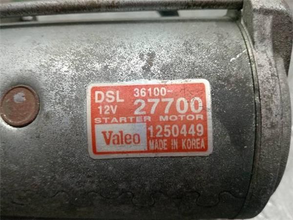 MOTOR ARRANQUE Kia Ceed 2.0 CRDI SW (ED) 140CV (2007-2012) (103 KW) - 28193 / D4EA