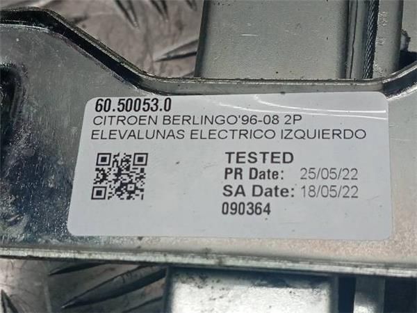 MOTOR ELEVALUNAS DEL. DCHO. Citroen Berlingo 2.0 HDI (66 KW) - 28216 / RHY