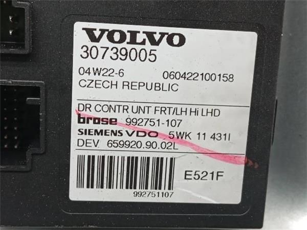 MOTOR ELEVALUNAS DEL. IZDO. Volvo S40 2.0 D II (MS) 136CV (2004-2010) (100 KW) - 28248 / 4204T