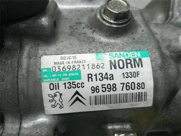 COMPRESOR AIRE ACOND. Citroen C4 2.0 HDI PICASSO I 136CV (2006-2013) (100 KW) - 28332 / RHJ